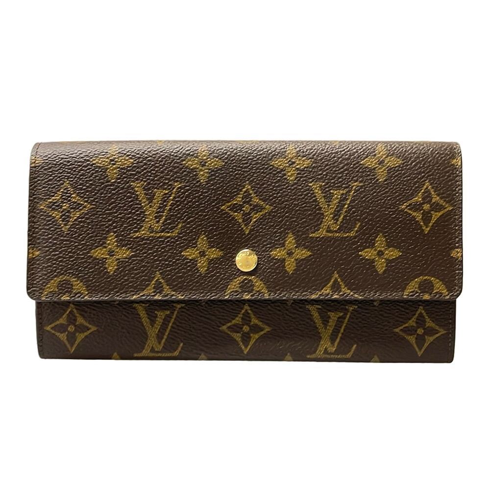 Louis Vuitton Pochette Porte Monnaie Credit Monogram Long Wallet M61725